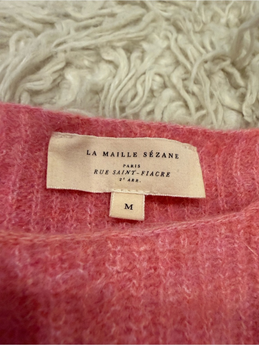 Sezane Pink Sweater - Picture 2 of 3